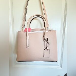 New Kate Spade large light pink Margaux satchel/crossbody